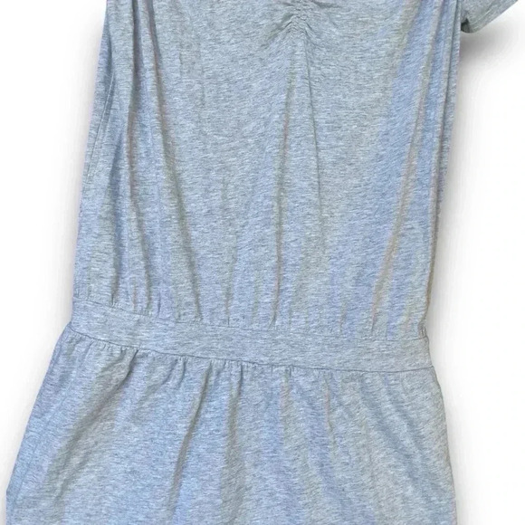 Vintage Juicy Couture Gray Short Sleeve Dress Logo Script Crown Embroidery S Y2K - Picture 7 of 11